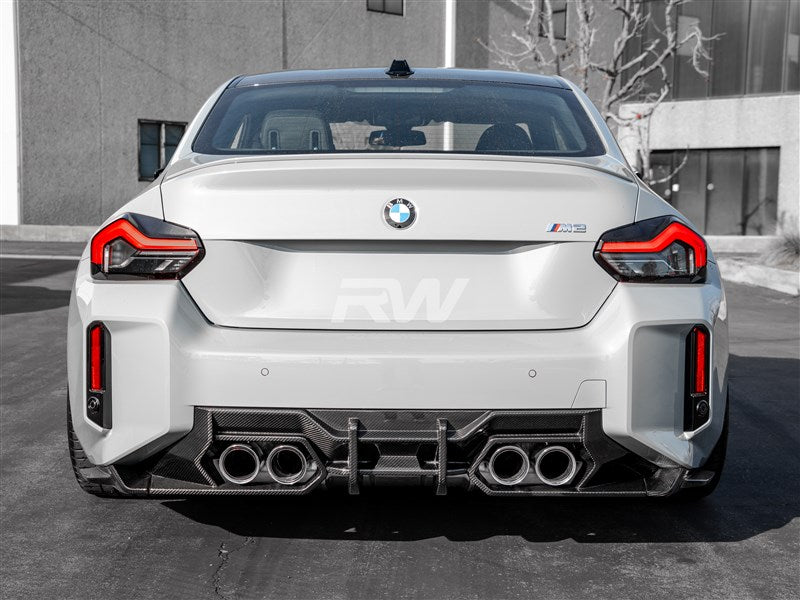RW Carbon BMW G87 M2 DTM Carbon Fiber Rear Diffuser-Exterior-Silicon Valley Bimmer
