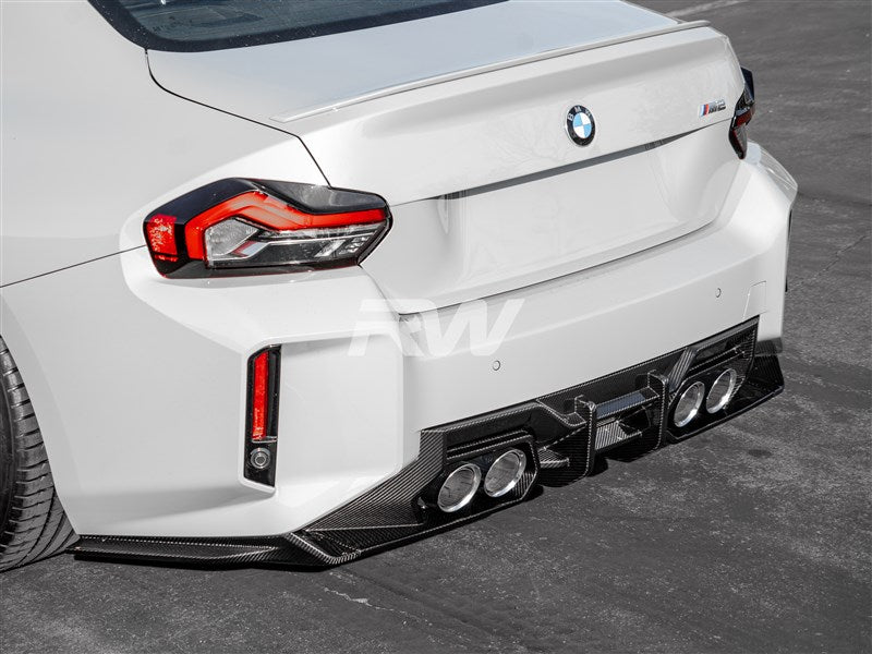 RW Carbon BMW G87 M2 DTM Carbon Fiber Rear Diffuser-Exterior-Silicon Valley Bimmer