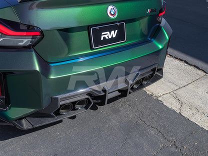 RW Carbon BMW G87 M2 DTM Carbon Fiber Rear Diffuser-Exterior-Silicon Valley Bimmer