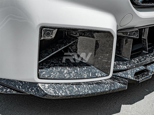 RW Carbon BMW G87 M2 Forged Carbon Duct Trims-Exterior-Silicon Valley Bimmer