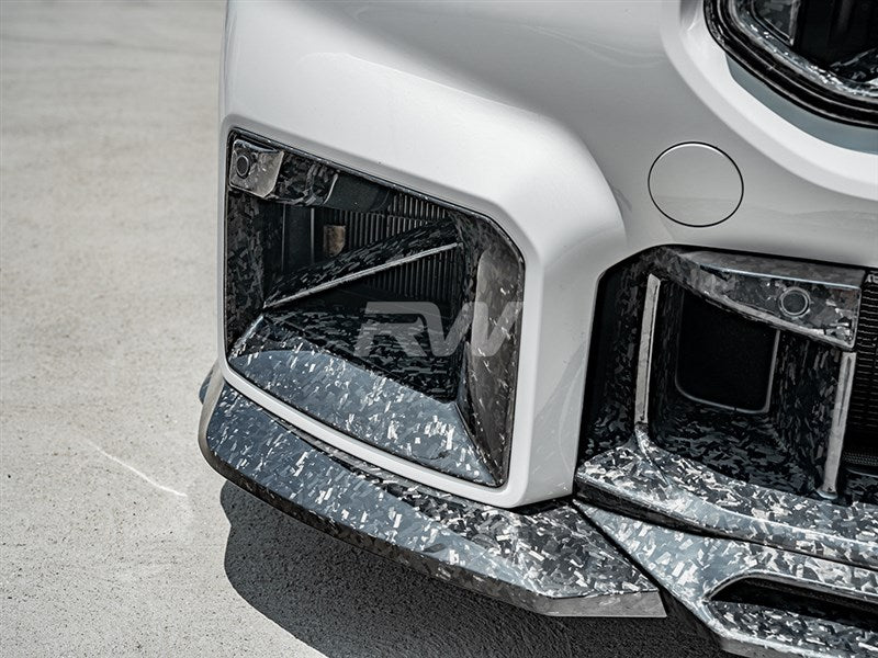 RW Carbon BMW G87 M2 Forged Carbon Duct Trims-Exterior-Silicon Valley Bimmer