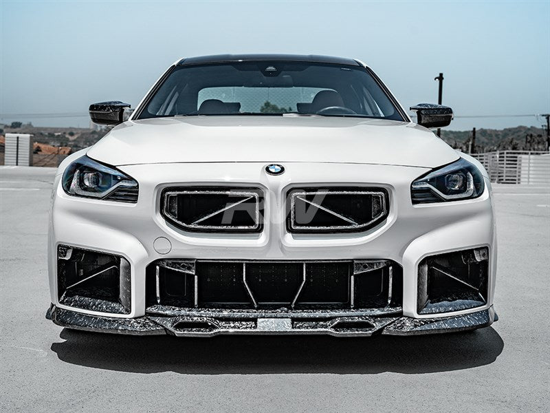 RW Carbon BMW G87 M2 Forged Carbon Duct Trims-Exterior-Silicon Valley Bimmer