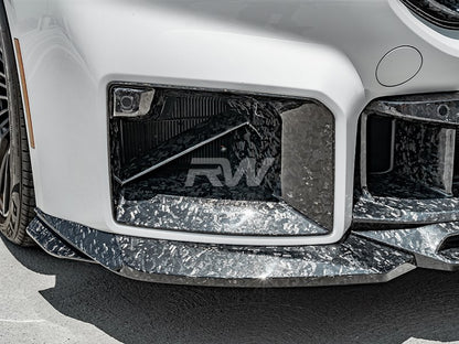 RW Carbon BMW G87 M2 Forged Carbon GTX Front Lip-Exterior-Silicon Valley Bimmer