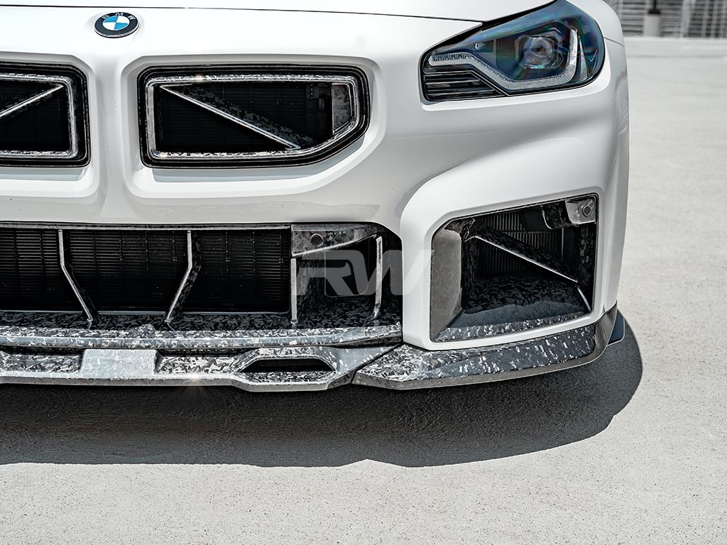 RW Carbon BMW G87 M2 Forged Carbon GTX Front Lip-Exterior-Silicon Valley Bimmer