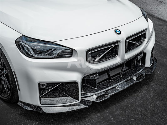 RW Carbon BMW G87 M2 Forged Carbon GTX Front Lip-Exterior-Silicon Valley Bimmer