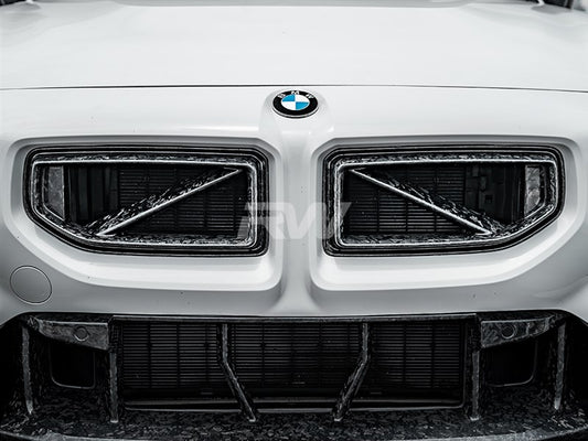 RW Carbon BMW G87 M2 Forged Carbon GTX Grilles-Exterior-Silicon Valley Bimmer