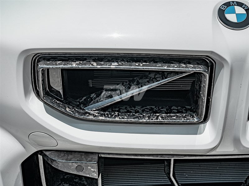RW Carbon BMW G87 M2 Forged Carbon GTX Grilles-Exterior-Silicon Valley Bimmer