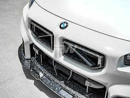 RW Carbon BMW G87 M2 Forged Carbon GTX Grilles-Exterior-Silicon Valley Bimmer