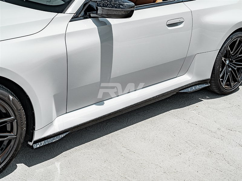 RW Carbon BMW G87 M2 Forged Carbon GTX Side Skirts-Exterior-Silicon Valley Bimmer