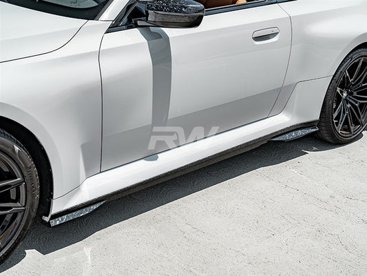 RW Carbon BMW G87 M2 Forged Carbon GTX Side Skirts-Exterior-Silicon Valley Bimmer