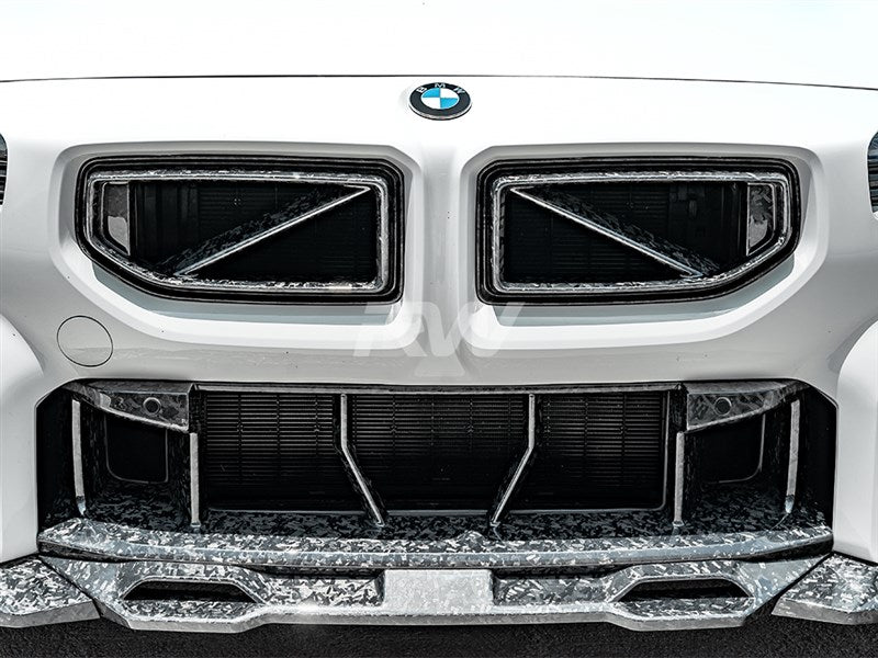 RW Carbon BMW G87 M2 Forged Carbon OE Style Center Bumper Trim-Exterior-Silicon Valley Bimmer