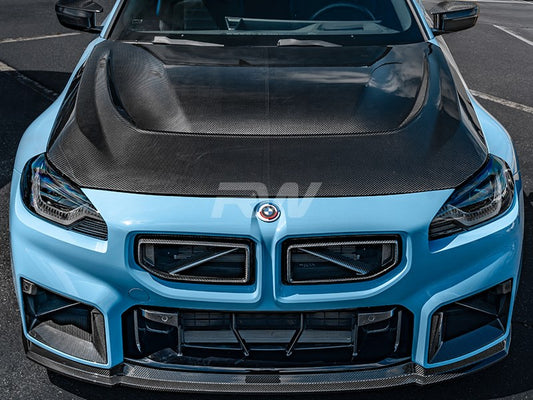 RW Carbon BMW G87 M2 / G42 2-Series Carbon Fiber DTM Hood-Exterior-Silicon Valley Bimmer