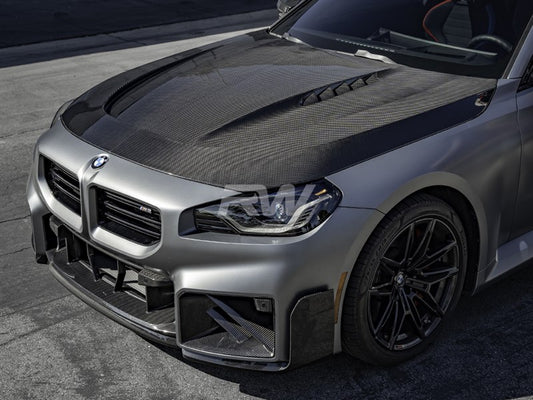 RW Carbon BMW G87 M2 / G42 2-Series Carbon Fiber GTX Hood-Exterior-Silicon Valley Bimmer