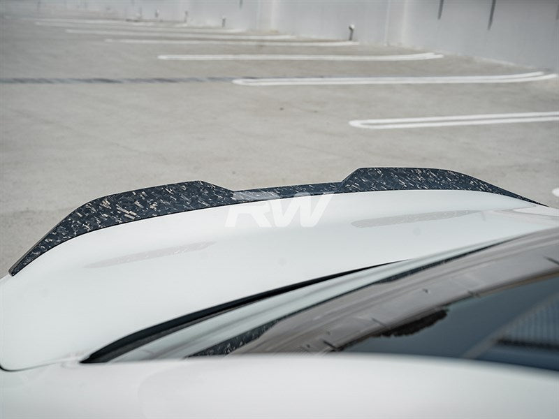 RW Carbon BMW G87 M2 G42 Forged Carbon Perf Style Trunk Spoiler-Exterior-Silicon Valley Bimmer