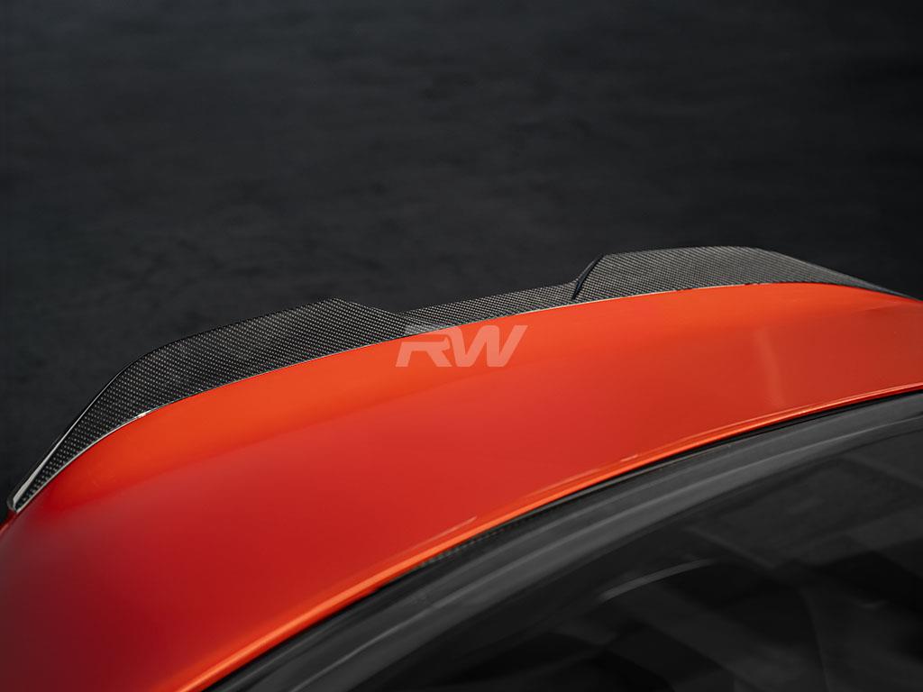RW Carbon BMW G87 M2 G42 Performance Style CF Trunk Spoiler-Exterior-Silicon Valley Bimmer