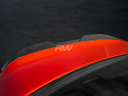 RW Carbon BMW G87 M2 G42 Performance Style CF Trunk Spoiler-Exterior-Silicon Valley Bimmer