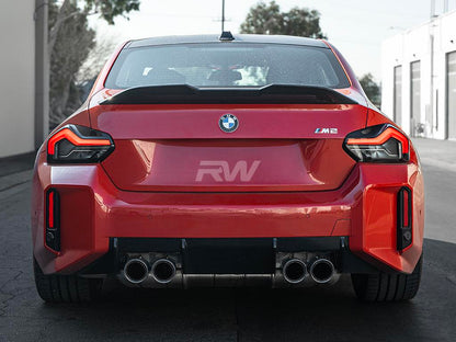RW Carbon BMW G87 M2 G42 Performance Style CF Trunk Spoiler-Exterior-Silicon Valley Bimmer