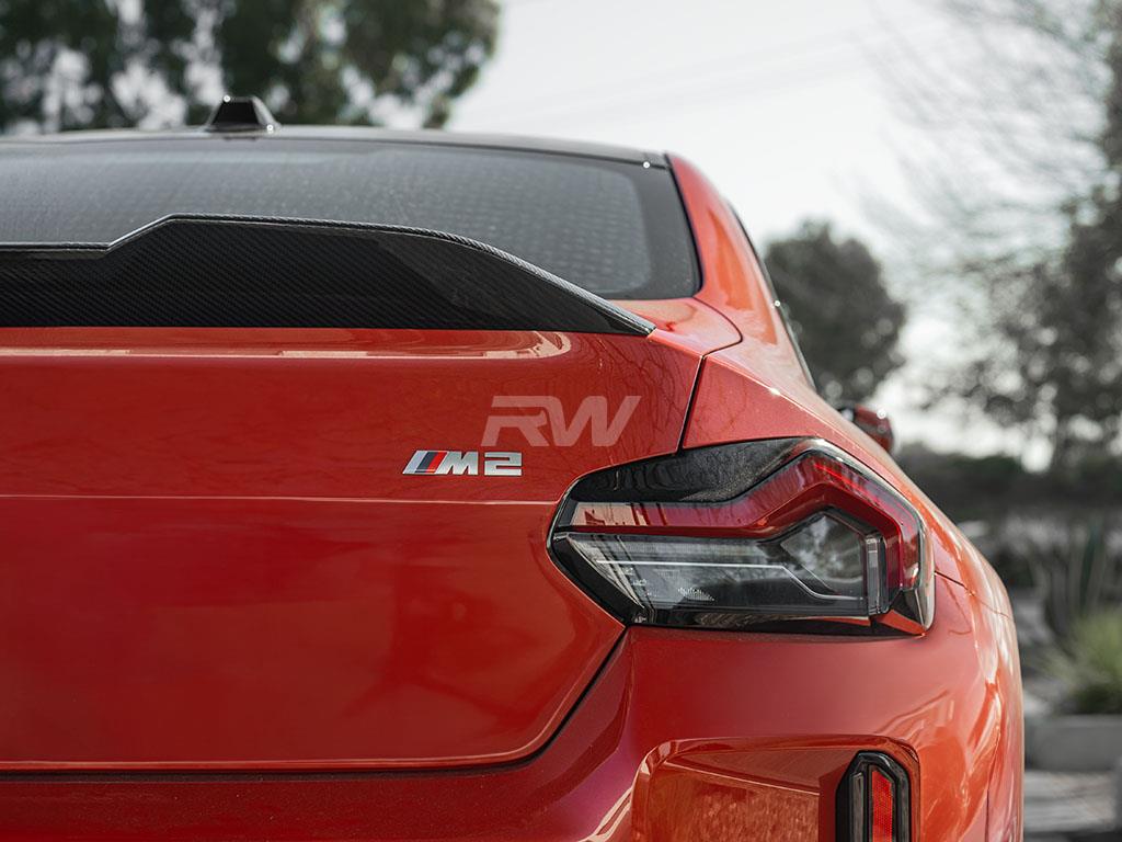 RW Carbon BMW G87 M2 G42 Performance Style CF Trunk Spoiler-Exterior-Silicon Valley Bimmer