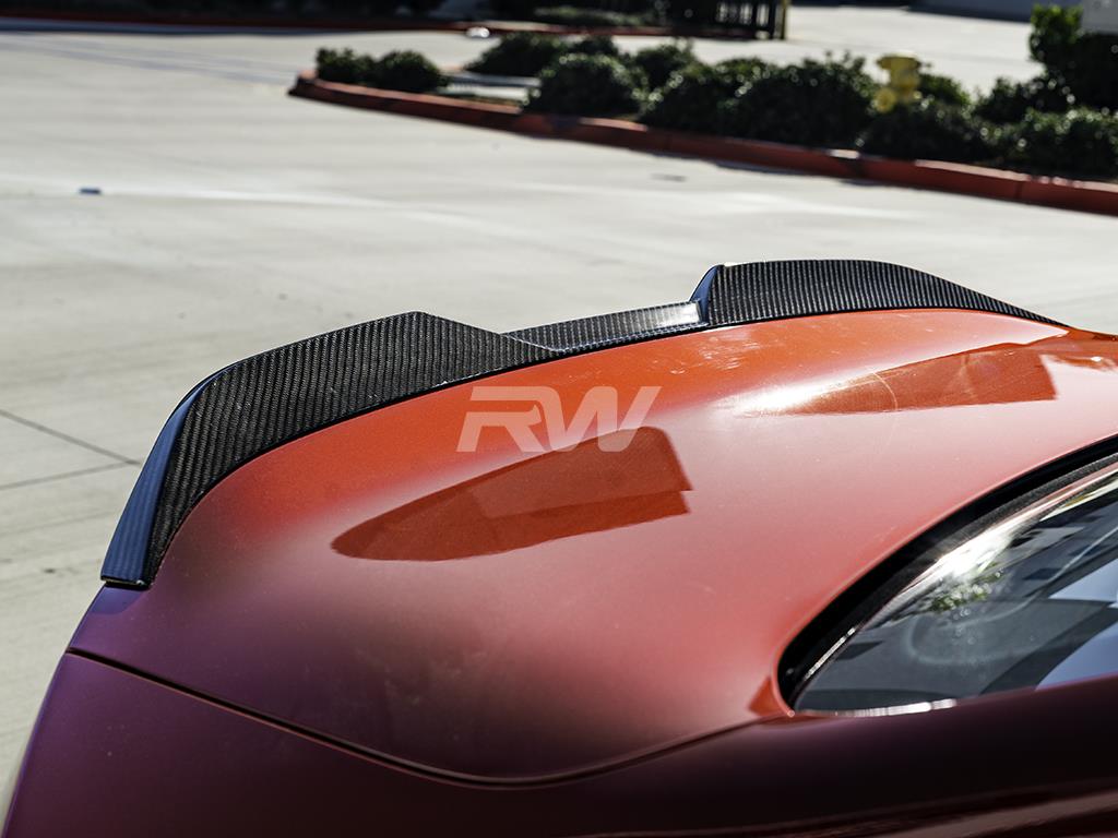 RW Carbon BMW G87 M2 G42 Performance Style CF Trunk Spoiler-Exterior-Silicon Valley Bimmer