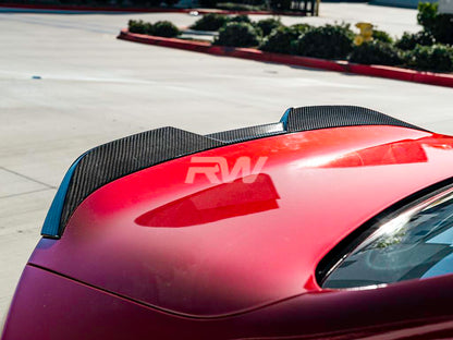 RW Carbon BMW G87 M2 G42 Performance Style CF Trunk Spoiler-Exterior-Silicon Valley Bimmer