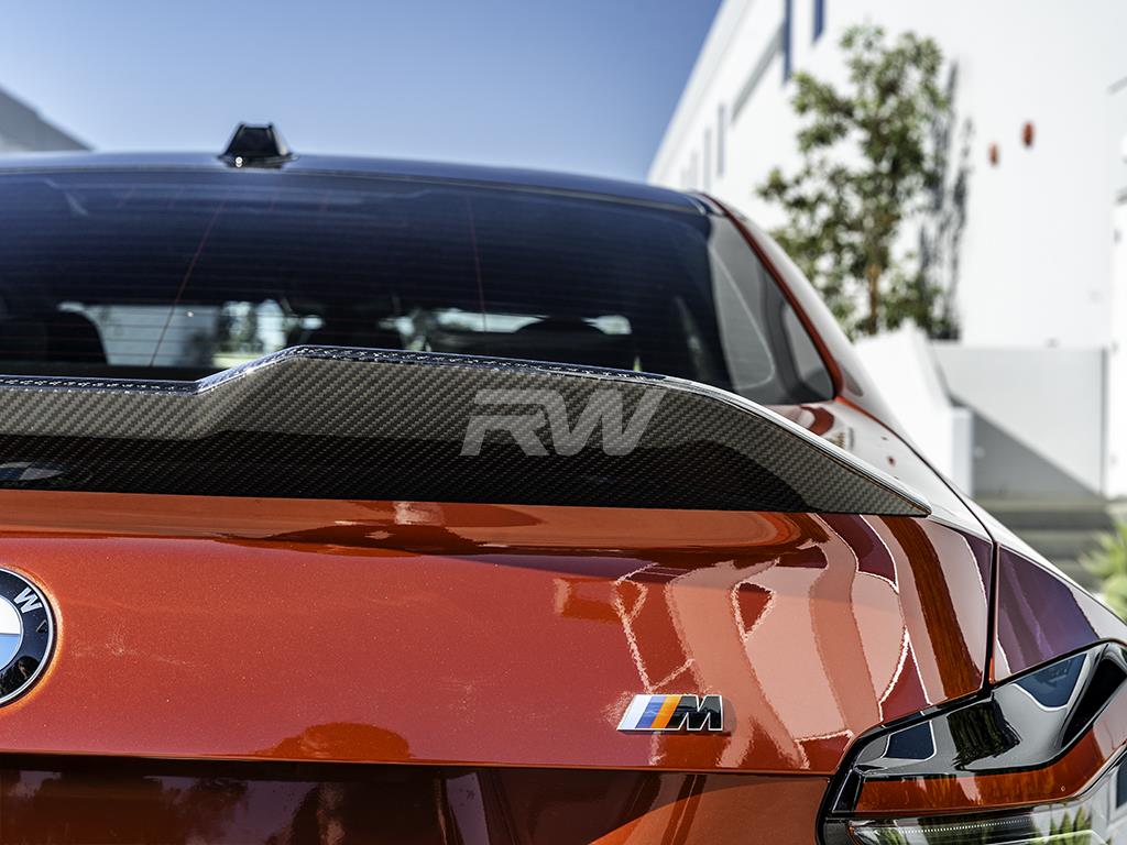 RW Carbon BMW G87 M2 G42 Performance Style CF Trunk Spoiler-Exterior-Silicon Valley Bimmer