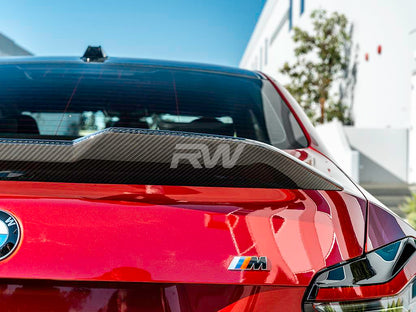 RW Carbon BMW G87 M2 G42 Performance Style CF Trunk Spoiler-Exterior-Silicon Valley Bimmer
