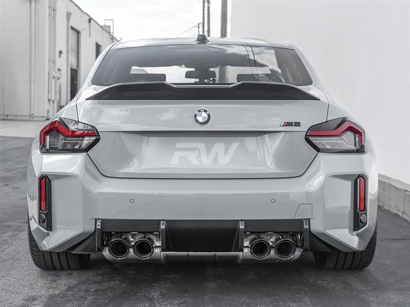 RW Carbon BMW G87 M2 G42 Performance Style CF Trunk Spoiler-Exterior-Silicon Valley Bimmer