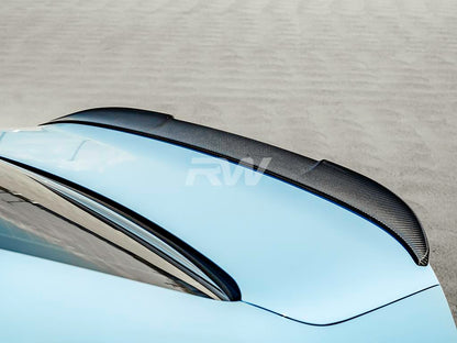 RW Carbon BMW G87 M2 G42 RWS Dry Carbon Fiber Trunk Spoiler-Exterior-Silicon Valley Bimmer
