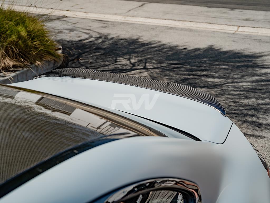 RW Carbon BMW G87 M2 G42 RWS Dry Carbon Fiber Trunk Spoiler-Exterior-Silicon Valley Bimmer