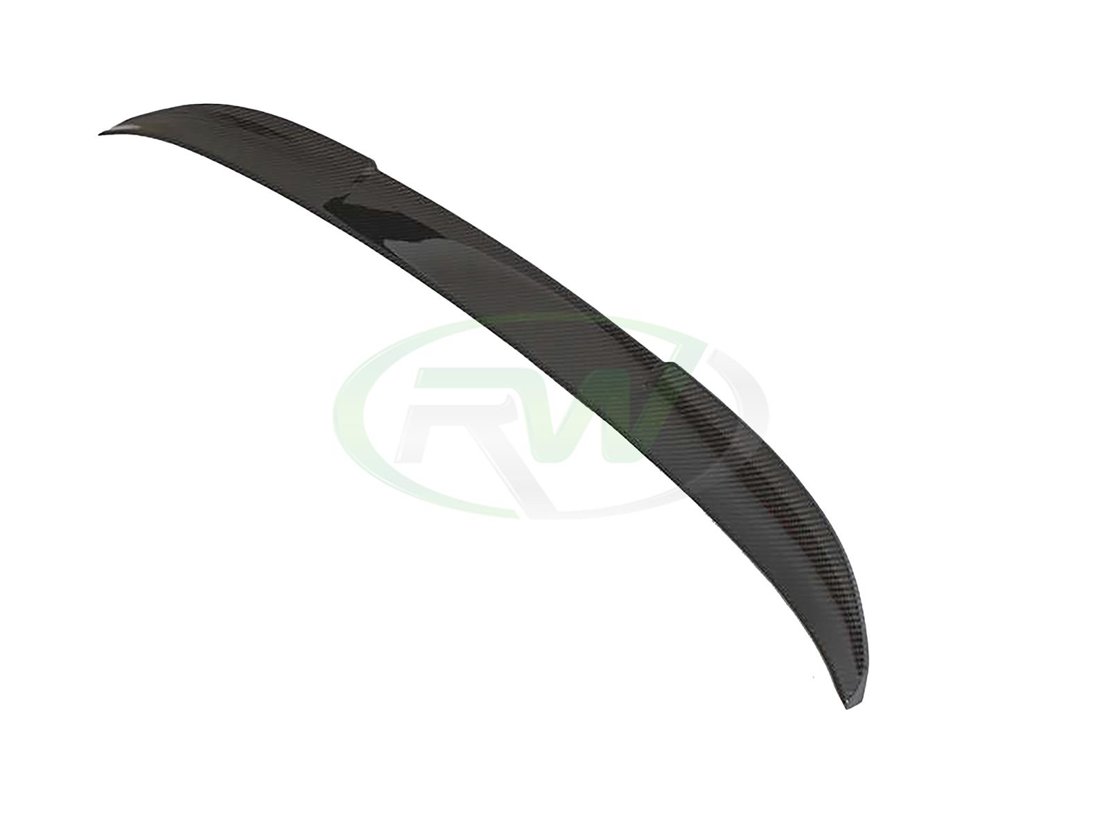 RW Carbon BMW G87 M2 G42 RWS Dry Carbon Fiber Trunk Spoiler-Exterior-Silicon Valley Bimmer