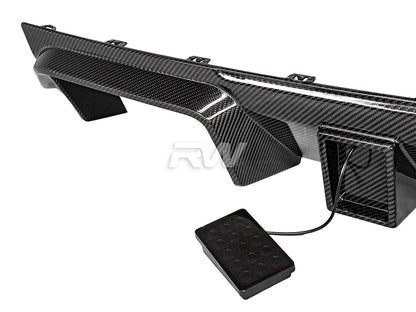 RW Carbon BMW G87 M2 GT Style CF Rear Diffuser-Exterior-Silicon Valley Bimmer