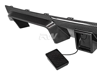 RW Carbon BMW G87 M2 GT Style CF Rear Diffuser-Exterior-Silicon Valley Bimmer