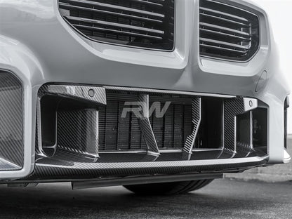 RW Carbon BMW G87 M2 OE Style CF Center Front Bumper Trim-Exterior-Silicon Valley Bimmer