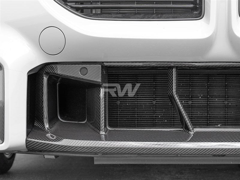RW Carbon BMW G87 M2 OE Style CF Center Front Bumper Trim-Exterior-Silicon Valley Bimmer