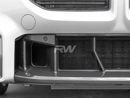 RW Carbon BMW G87 M2 OE Style CF Center Front Bumper Trim-Exterior-Silicon Valley Bimmer