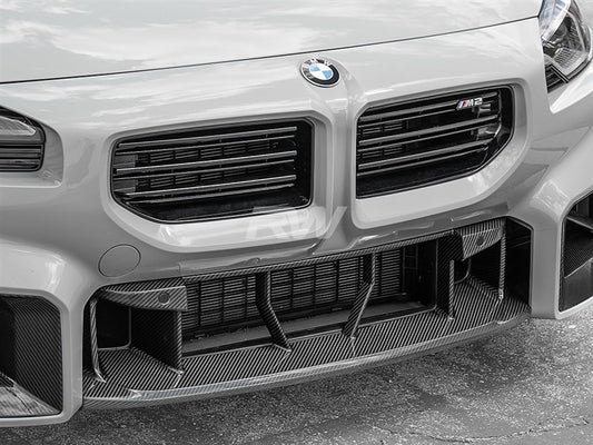 RW Carbon BMW G87 M2 OE Style CF Center Front Bumper Trim-Exterior-Silicon Valley Bimmer