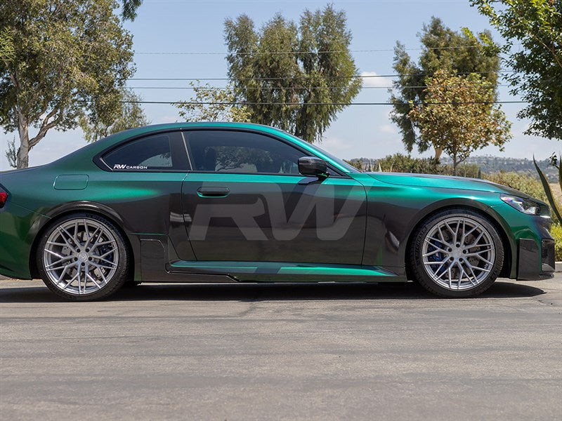 RW Carbon BMW G87 M2 Performance Style CF Side Winglets-Exterior-Silicon Valley Bimmer