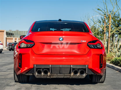 RW Carbon BMW G87 M2 Performance Style Carbon Fiber Diffuser-Exterior-Silicon Valley Bimmer