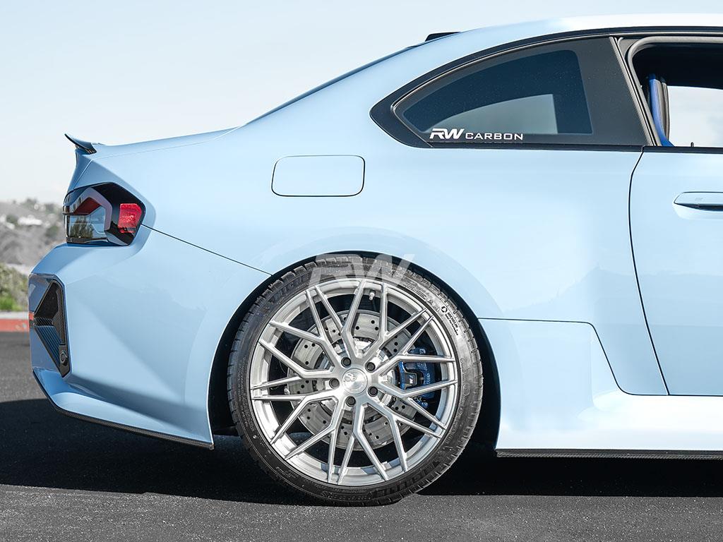 RW Carbon BMW G87 M2 RWS Carbon Fiber 3 Piece Rear Diffuser-Exterior-Silicon Valley Bimmer