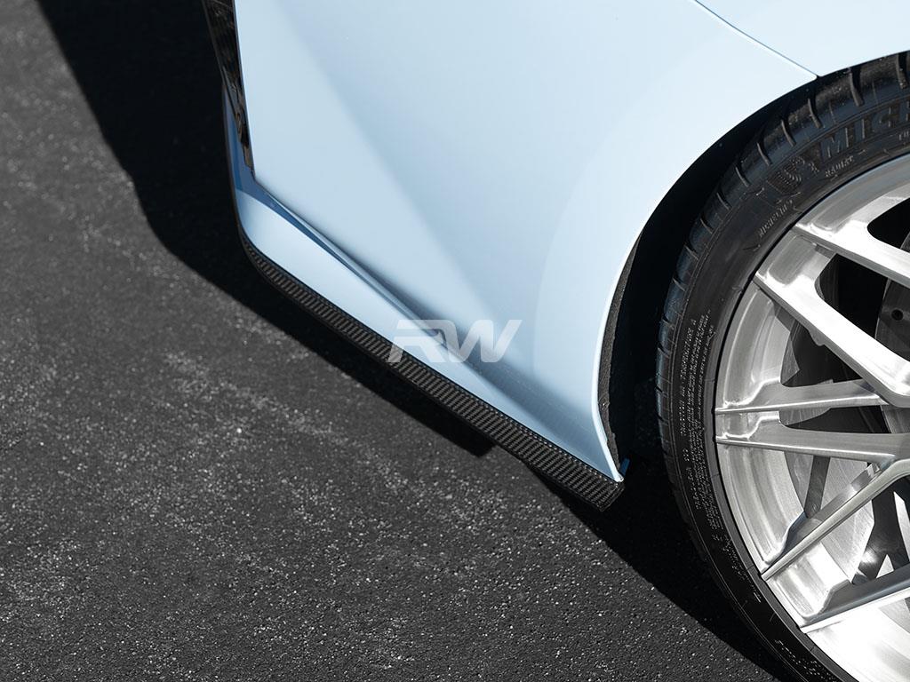 RW Carbon BMW G87 M2 RWS Carbon Fiber 3 Piece Rear Diffuser-Exterior-Silicon Valley Bimmer