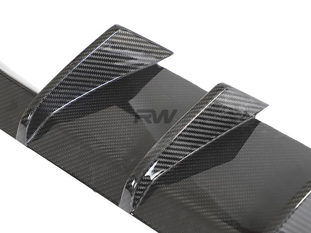 RW Carbon BMW G87 M2 RWS Carbon Fiber 3 Piece Rear Diffuser-Exterior-Silicon Valley Bimmer