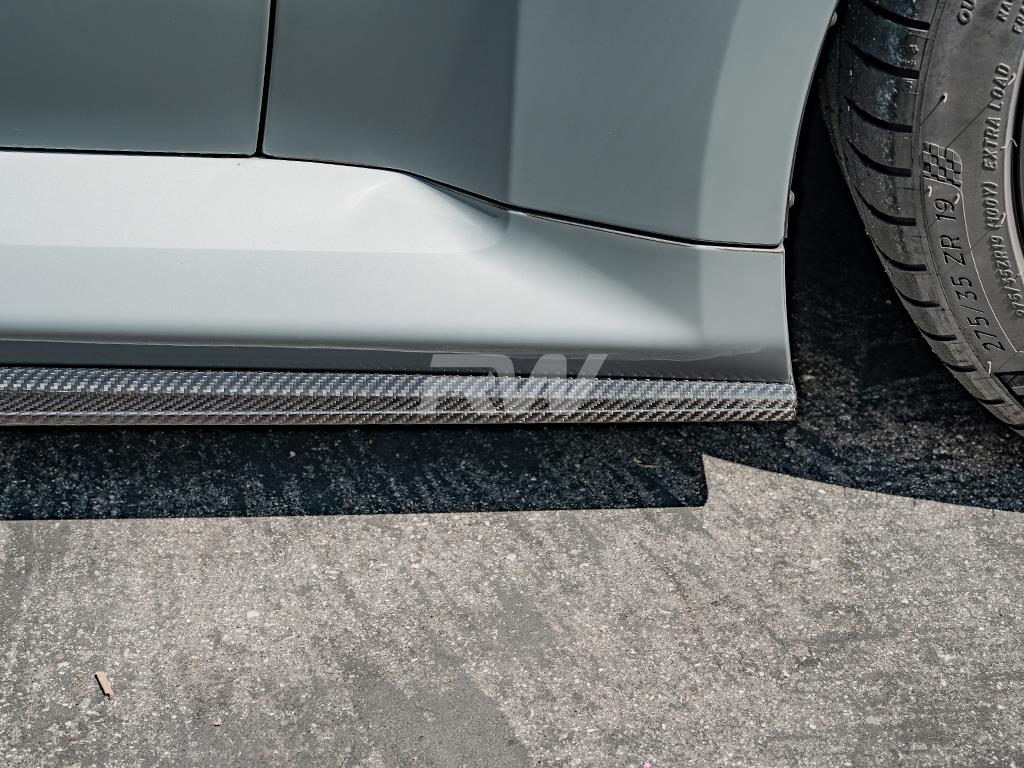 RW Carbon BMW G87 M2 RWS Dry CF Side Skirt Extensions-Exterior-Silicon Valley Bimmer