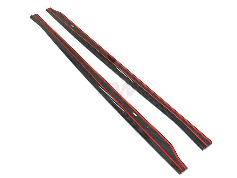 RW Carbon BMW G87 M2 RWS Dry CF Side Skirt Extensions-Exterior-Silicon Valley Bimmer
