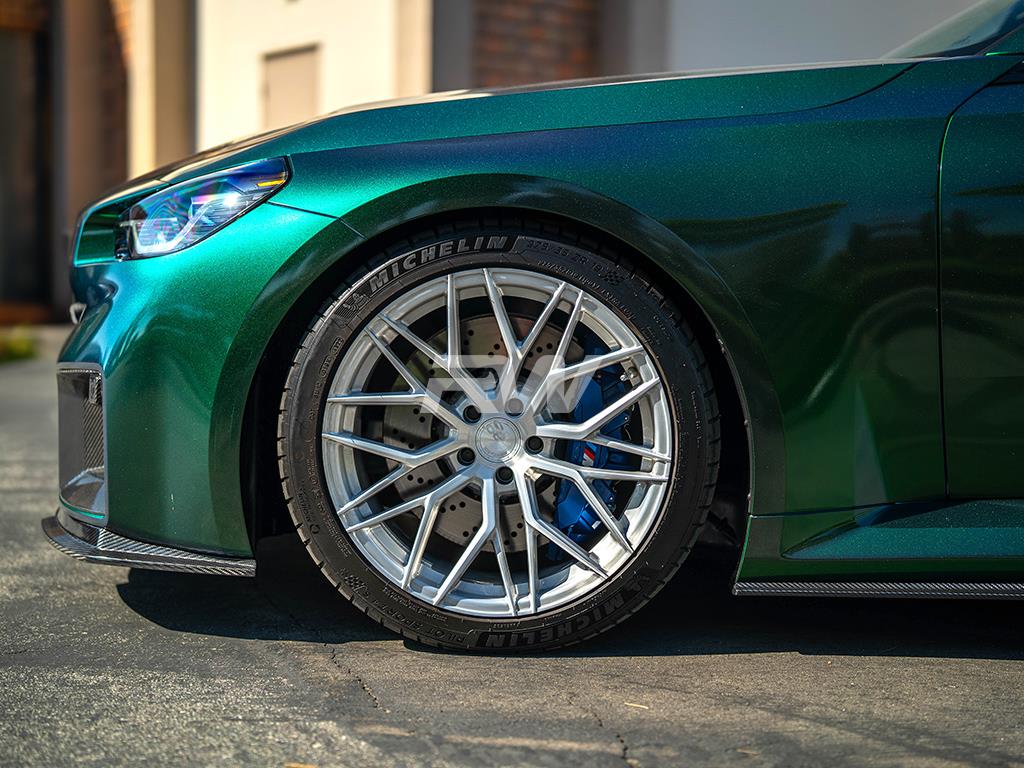 RW Carbon BMW G87 M2 RWS Dry CF Side Skirt Extensions-Exterior-Silicon Valley Bimmer