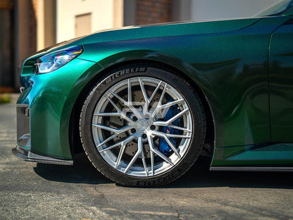RW Carbon BMW G87 M2 RWS Dry CF Side Skirt Extensions-Exterior-Silicon Valley Bimmer