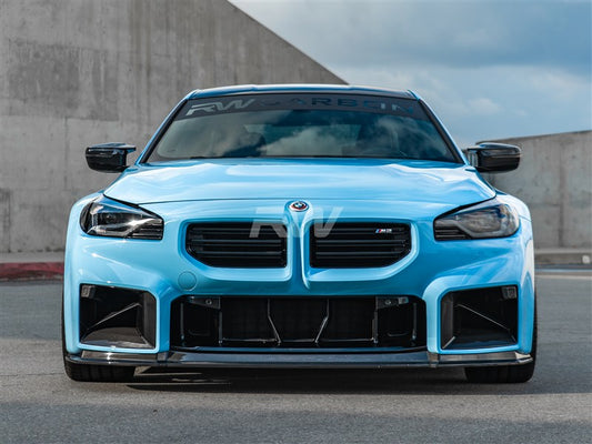RW Carbon BMW G87 M2 RWS Dry Carbon Fiber Front Lip-Exterior-Silicon Valley Bimmer