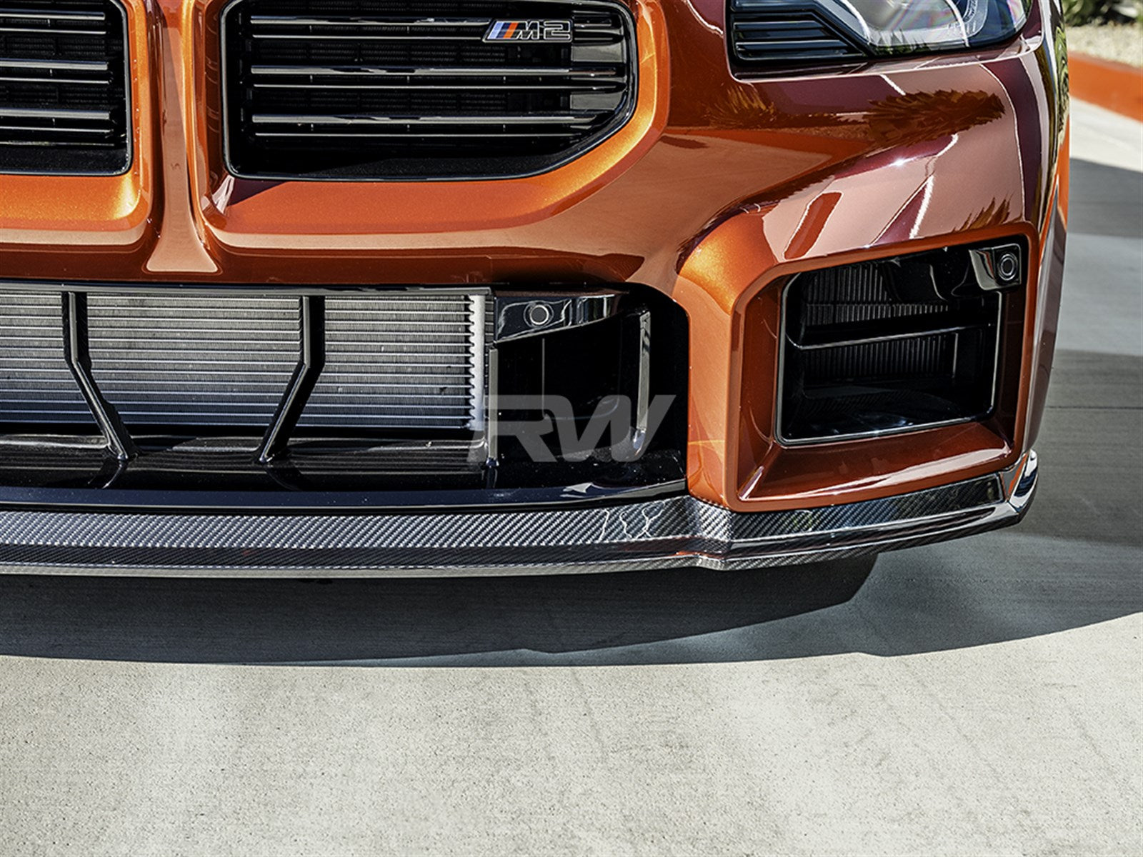 RW Carbon BMW G87 M2 RWS Dry Carbon Fiber Front Lip-Exterior-Silicon Valley Bimmer