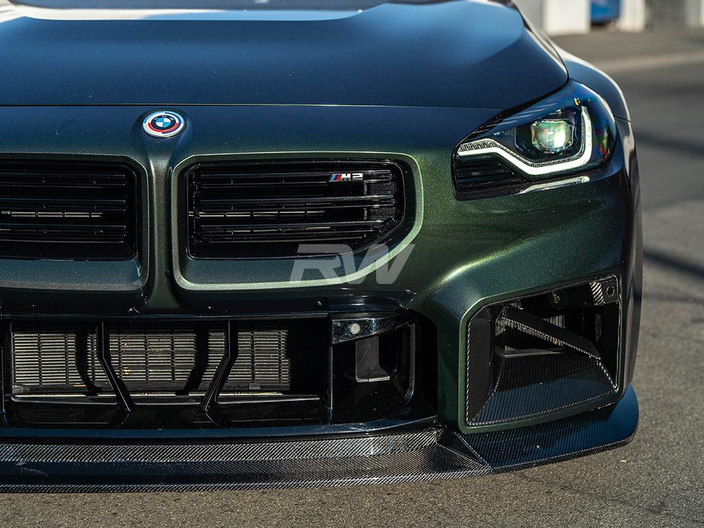 RW Carbon BMW G87 M2 Suvneer Carbon Fiber Front Lip-Exterior-Silicon Valley Bimmer