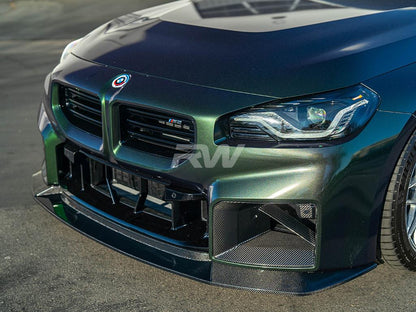 RW Carbon BMW G87 M2 Suvneer Carbon Fiber Front Lip-Exterior-Silicon Valley Bimmer