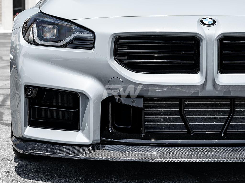 RW Carbon BMW G87 M2 Suvneer Carbon Fiber Front Lip-Exterior-Silicon Valley Bimmer